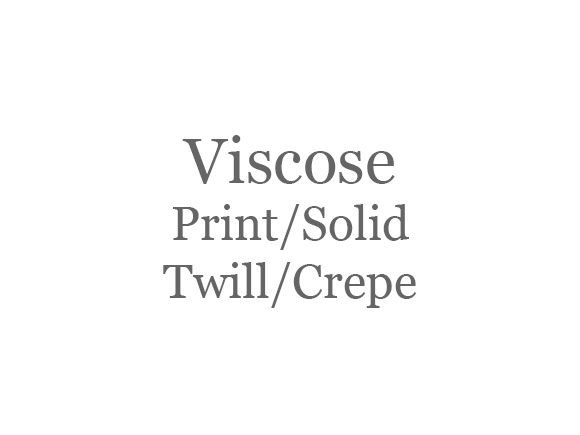 Viscose Print/Solid